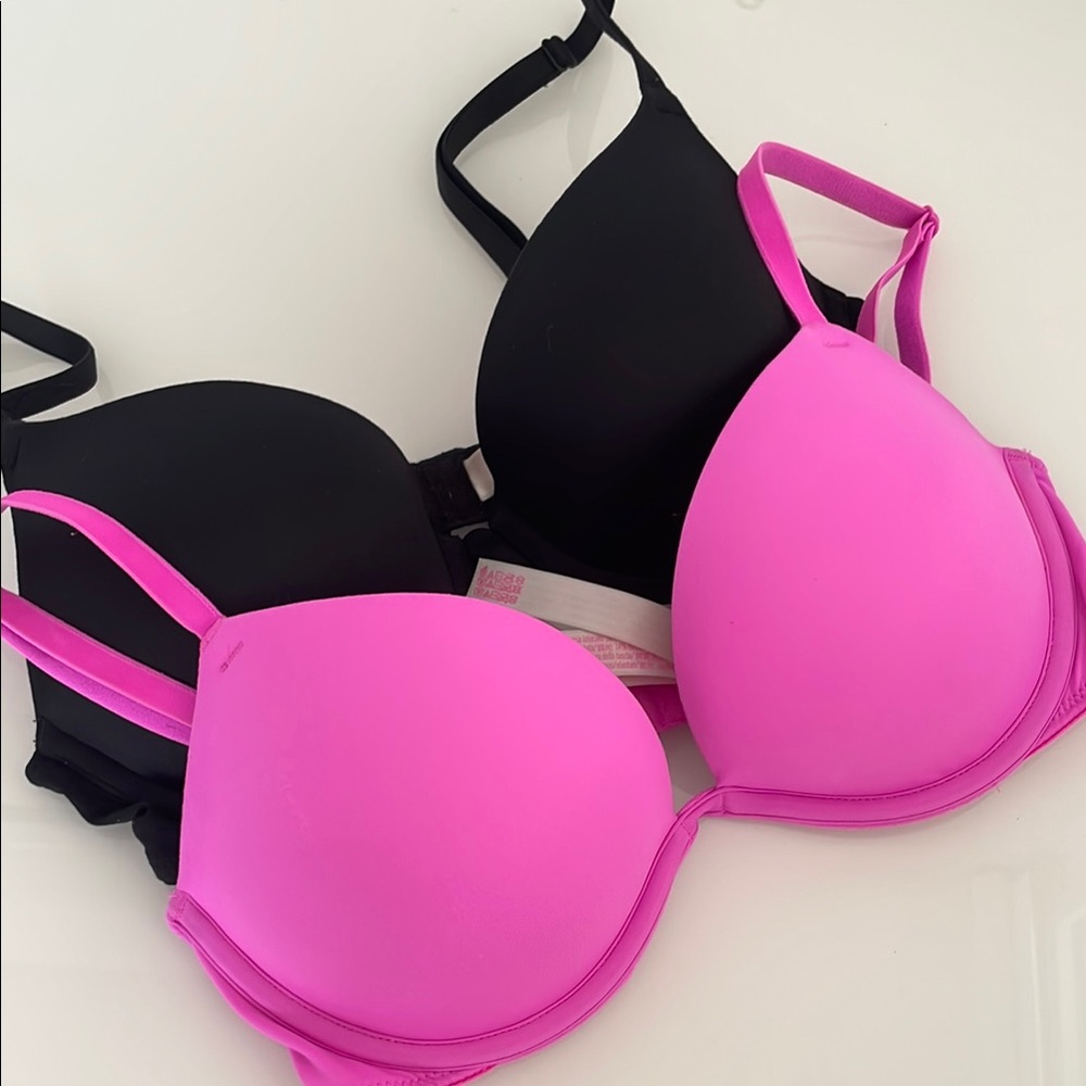 Victorias Secret Pink Pushup Bra Set 32C